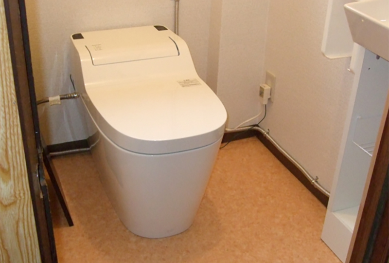 栗原市 トイレを和式から洋式に