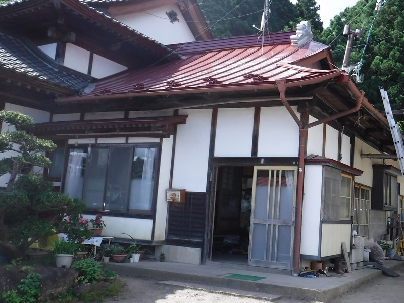 登米市　屋根葺き替え工事
