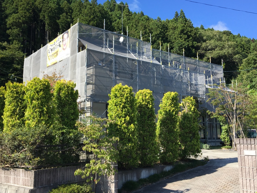 登米市津山町 塗装はじまりました♪