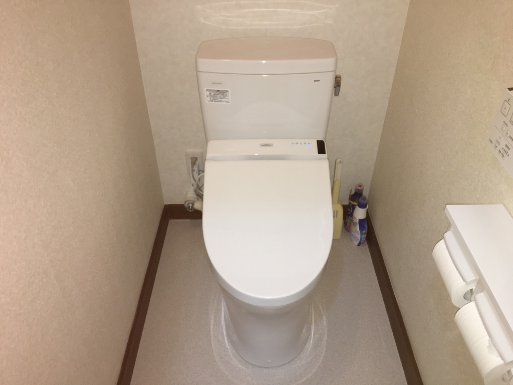 登米市中田町　家族2人が同時に使えるトイレへ