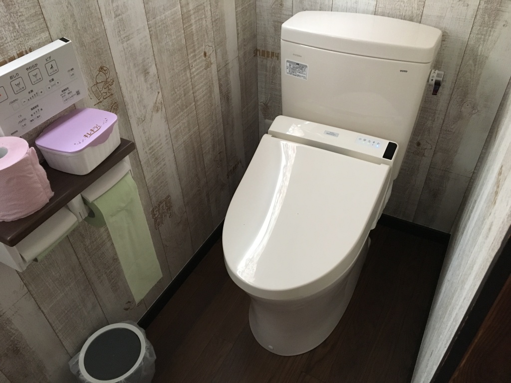 登米市石越町　和式トイレから洋式トイレへ