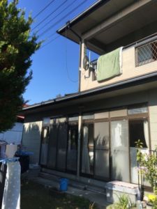 外壁の張り替え中です