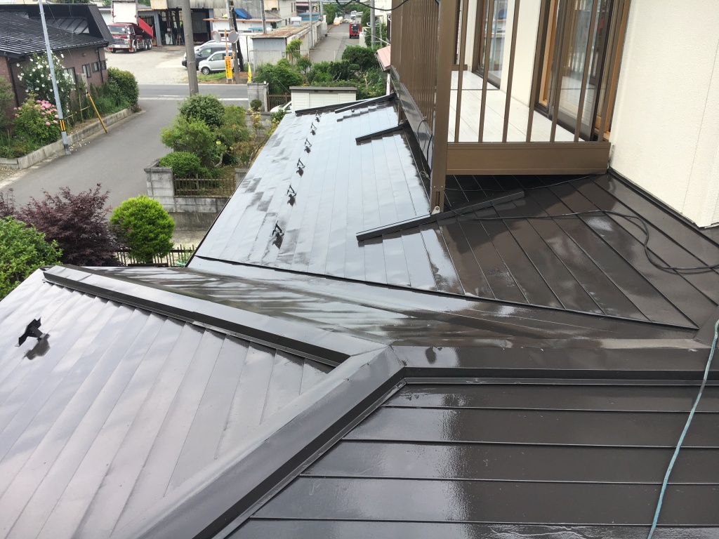 遠田郡美里町 1階屋根上塗り塗装 A様邸