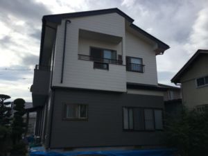 大崎市岩出山 T様邸 外壁塗装工事の現場から!(^^)!