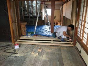 登米市豊里 T様邸 台所・居間の改修工事の現場から( ˘ω˘ )
