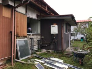 栗原市築館 T様邸 浴室改修工事が始まりました!!