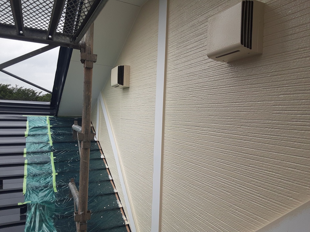 栗原市志波姫 屋根外壁全塗装スタート