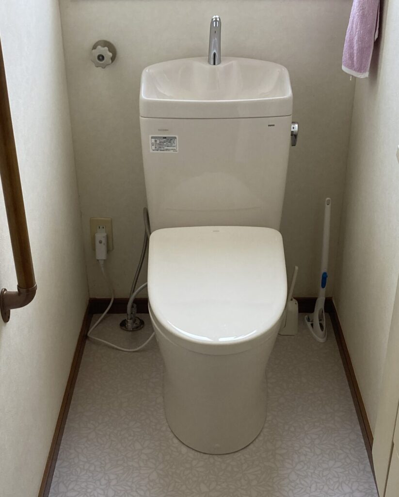 遠田郡涌谷町　T様邸　トイレ改修・水栓金具交換🔧