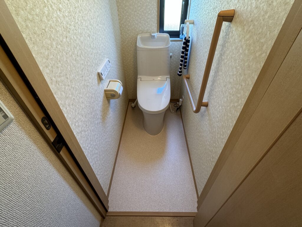 栗原市若柳 S様邸 便器交換・クッションフロア張替🚽