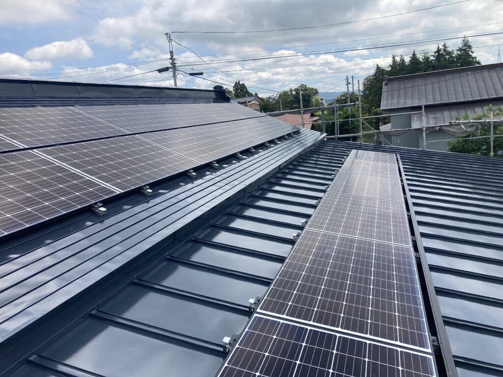 登米市中田町 S様邸 作業場屋根塗装⑤