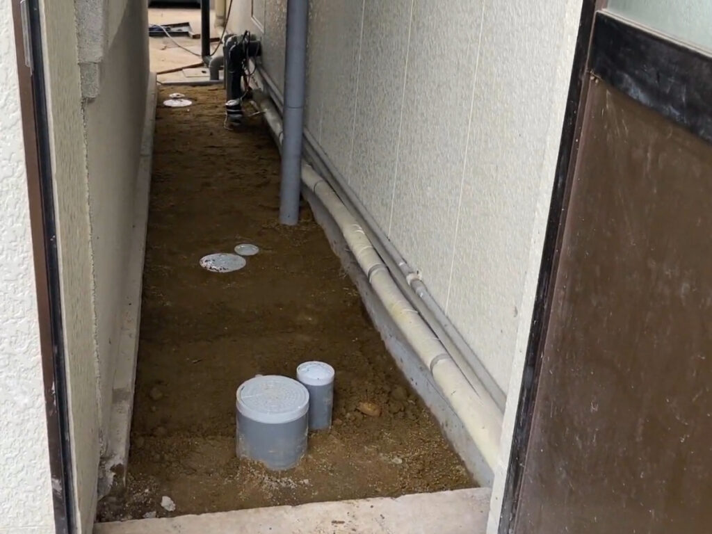 栗原市金成　N様邸　屋内内装工事・下水道接続工事③