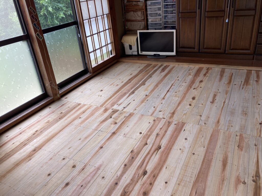 一関市花泉　I様邸　屋根塗装・和室改修工事②