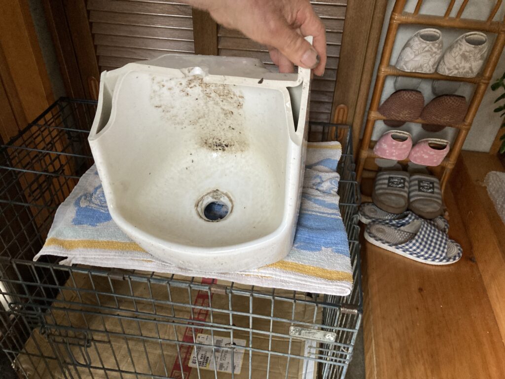 栗原市 トイレ手洗器交換