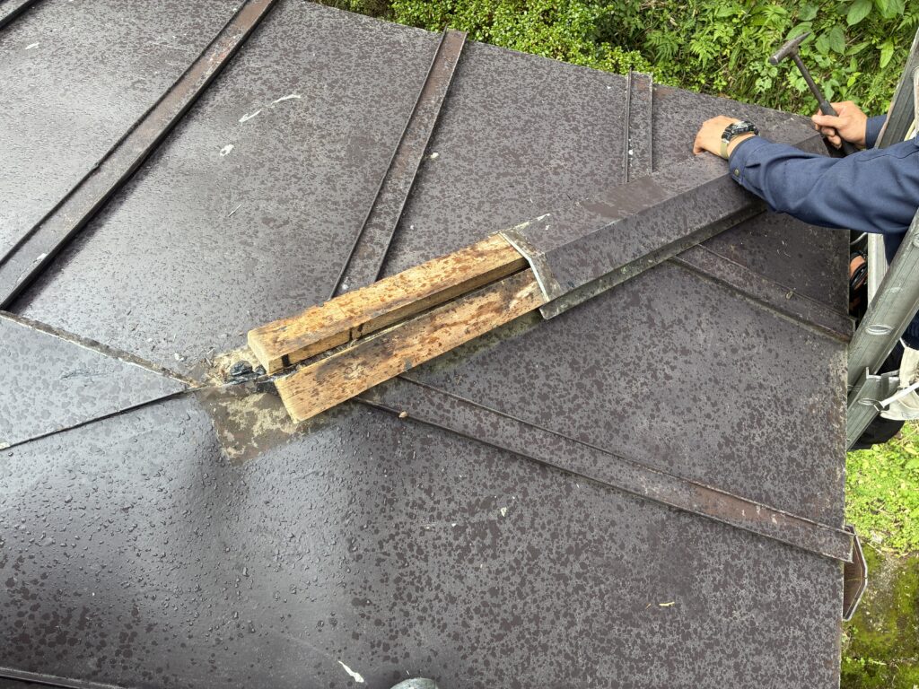 栗原市　雨漏れ補修　
