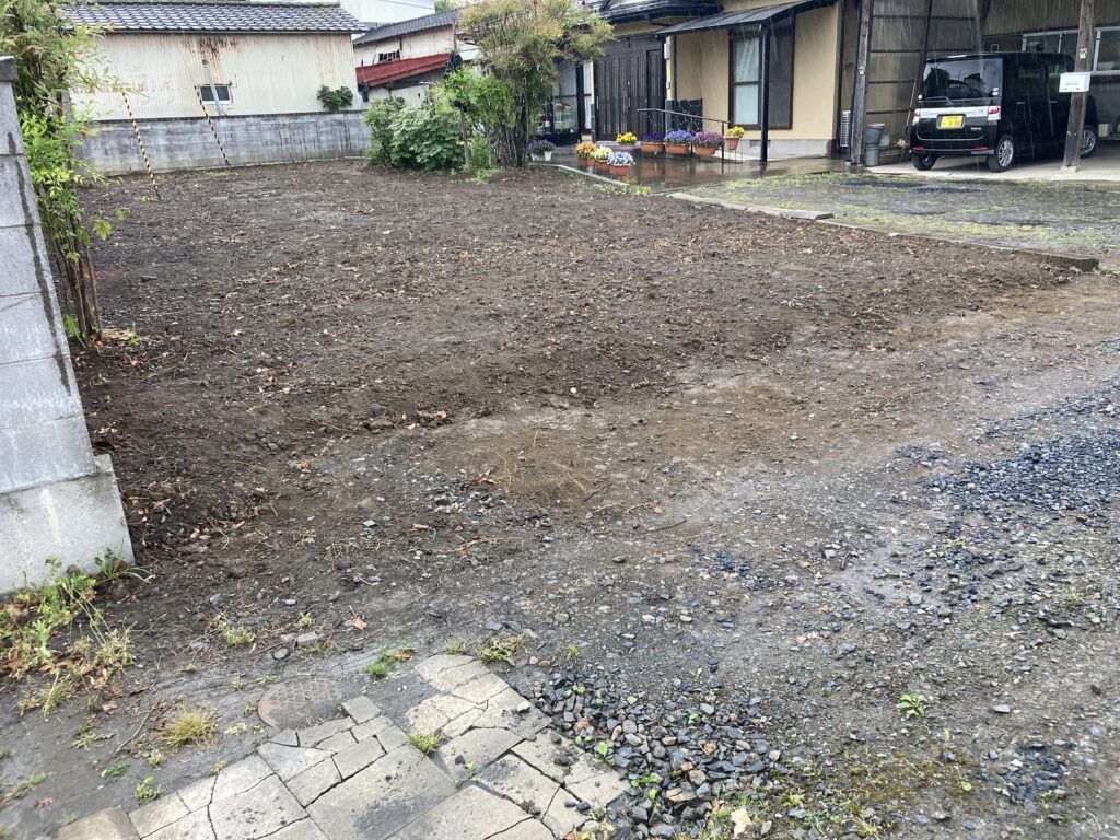 登米市豊里　S様邸　外構工事①