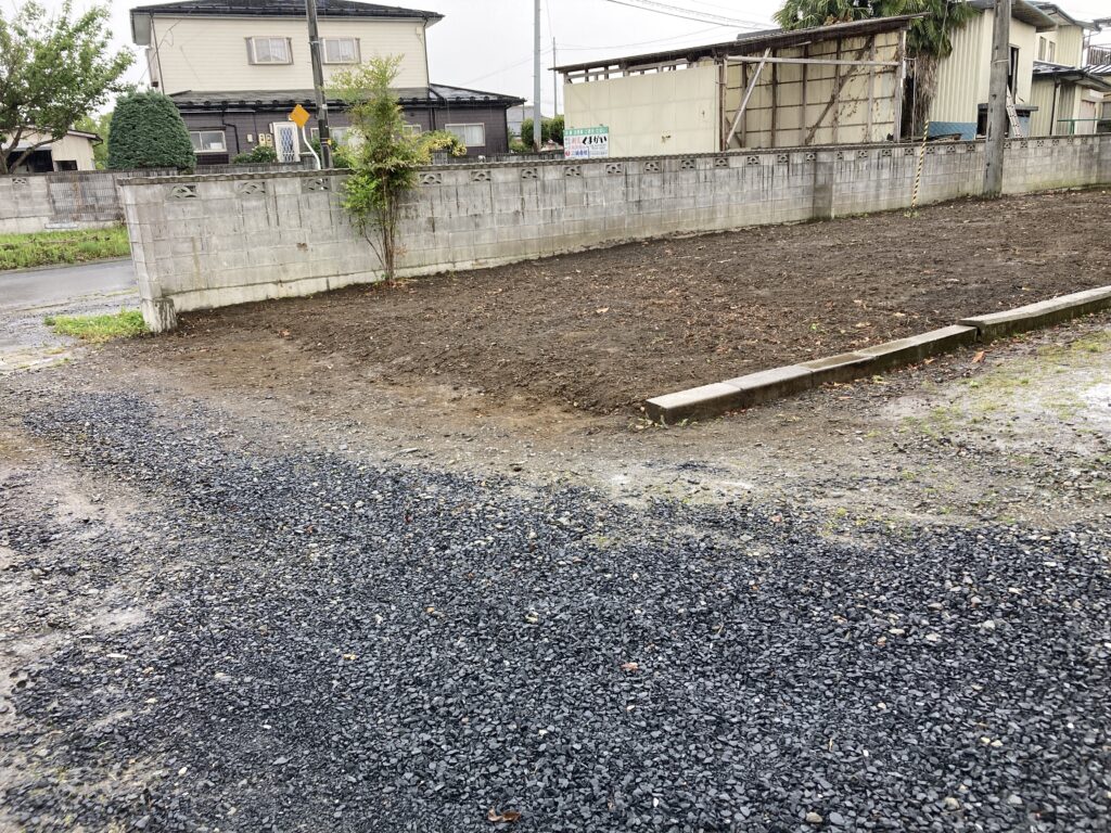 登米市豊里　S様邸　外構工事②